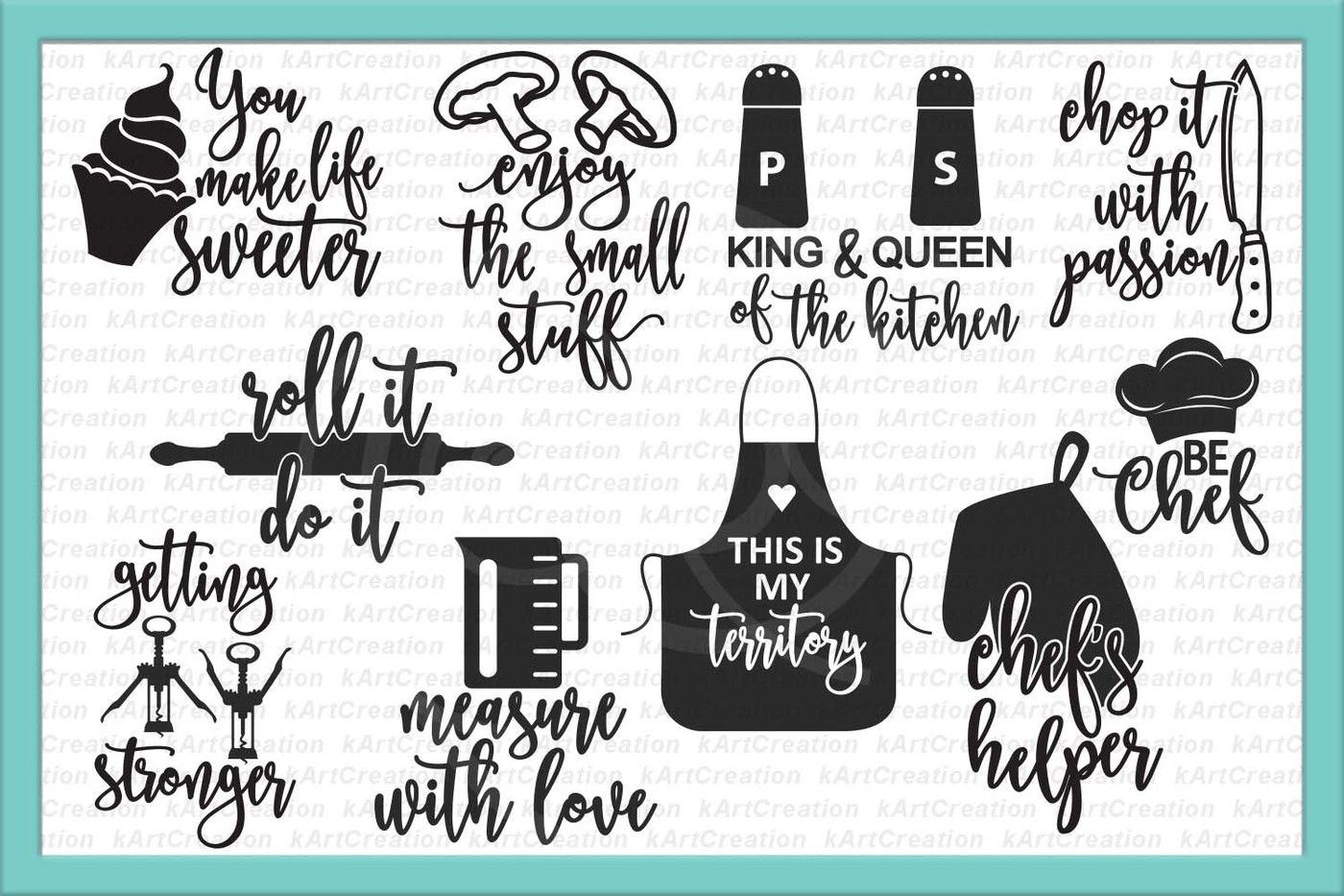 Funny Dish Towels SVG Bundle, Kitchen Humor Bundle