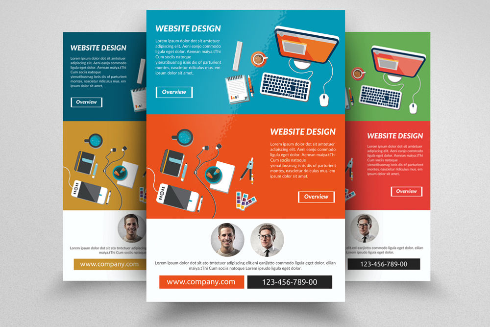College Banket Editor Web Designing Service Flyer Template By Designhub | TheHungryJPEG