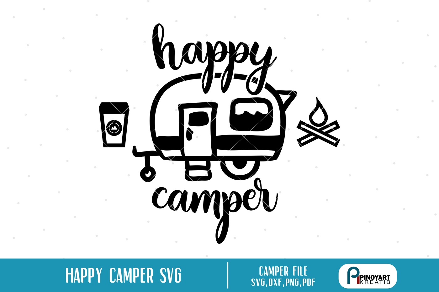Download Silhouette Clipart Silhouette Camper Svg