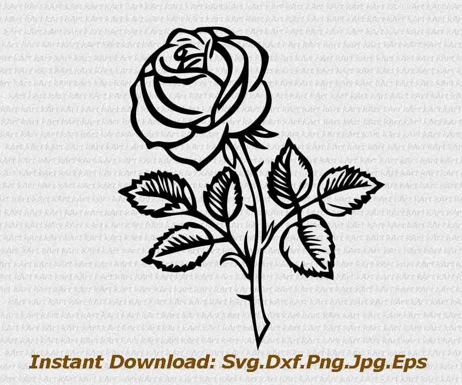 rose monogram svg, flower monogram svg, rose split monogram svg, flower  split monogram, wedding rose monogram, svg file,rose silhouette svg By  kArtCreation