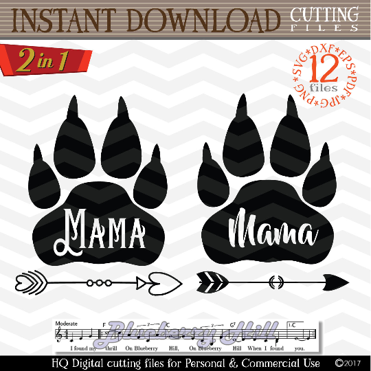 Free Mama Bear SVG, PNG, DXF Cut File - Creative Vector Studio