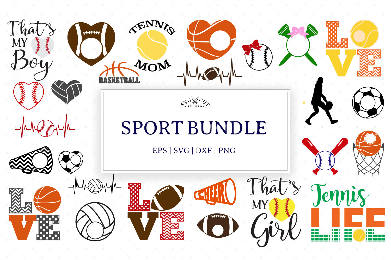 Buy Sports SVG Basketball Team Football File Sports School Vinyl Online in  India 