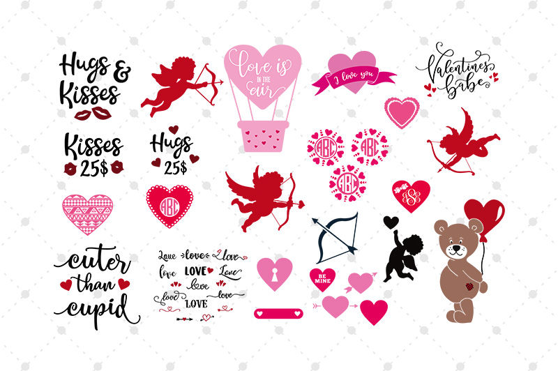 Download Valentines Day SVG Bundle By SVG Cut Studio | TheHungryJPEG.com