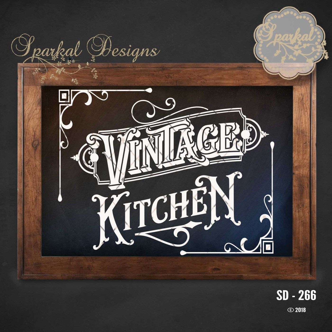 Vintage Kitchen Quote Svg Cutting Design By Sparkal Designs