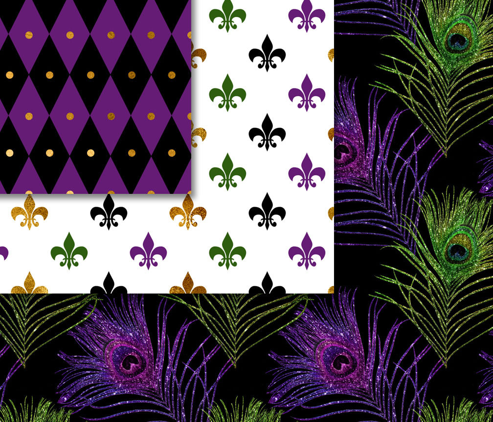 mardi gras paper products