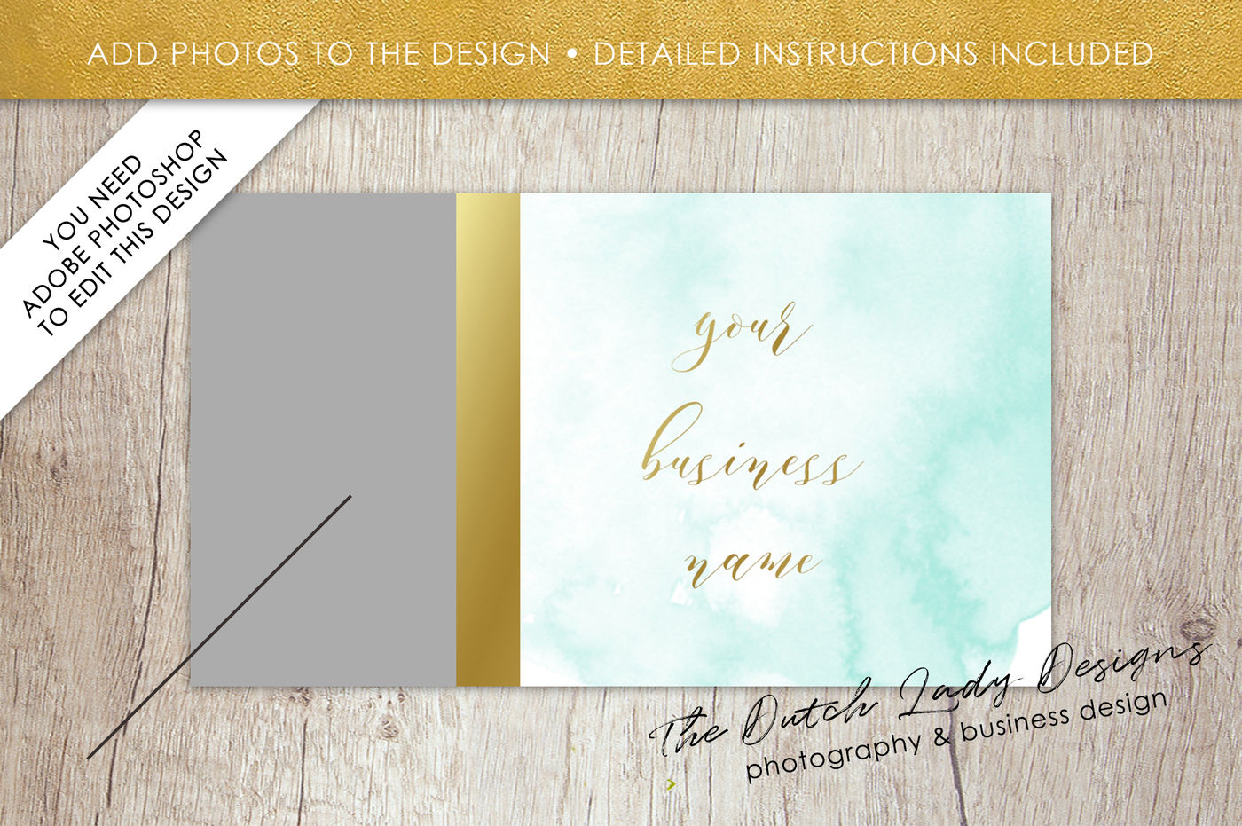 PSD Business Card Template #1 By The Dutch Lady Designs | TheHungryJPEG
