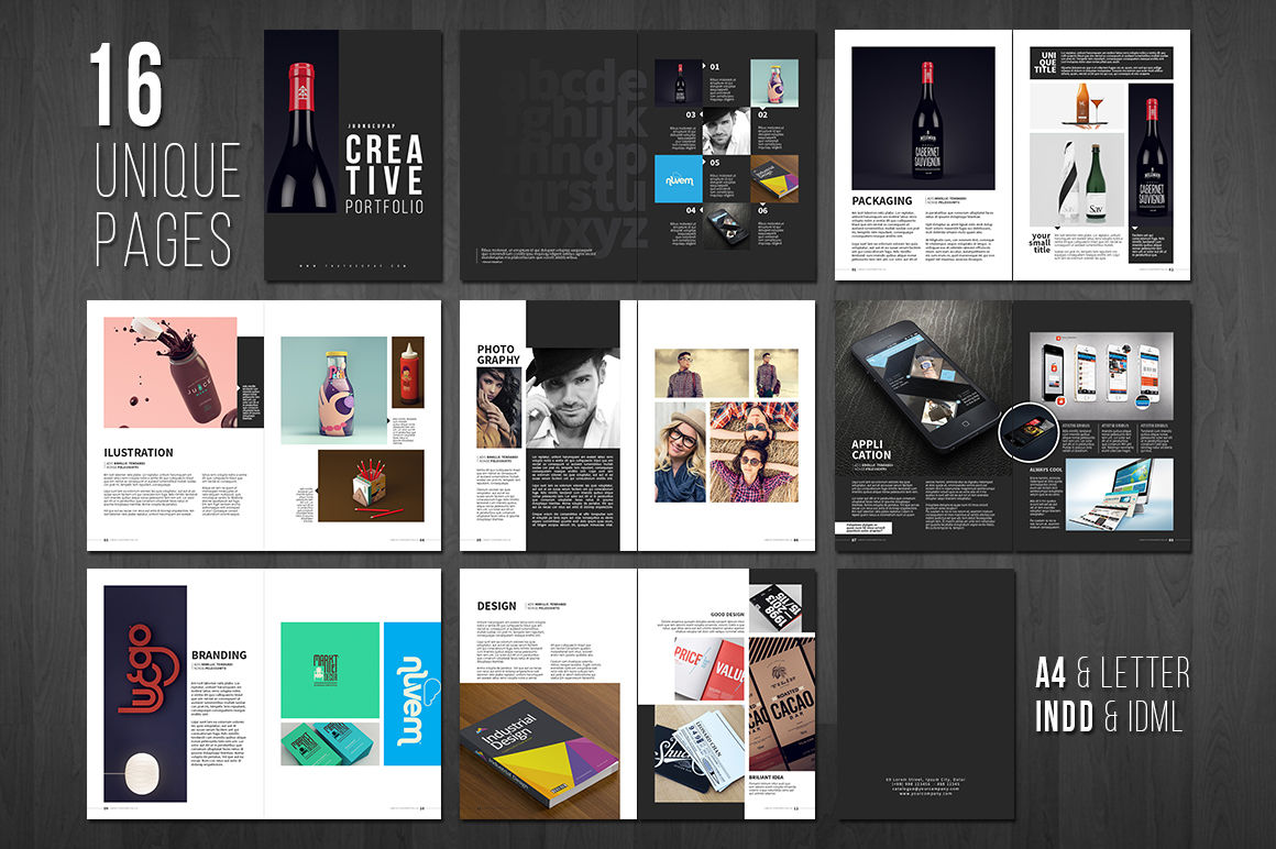 Creative Portfolio By Top Design TheHungryJPEG