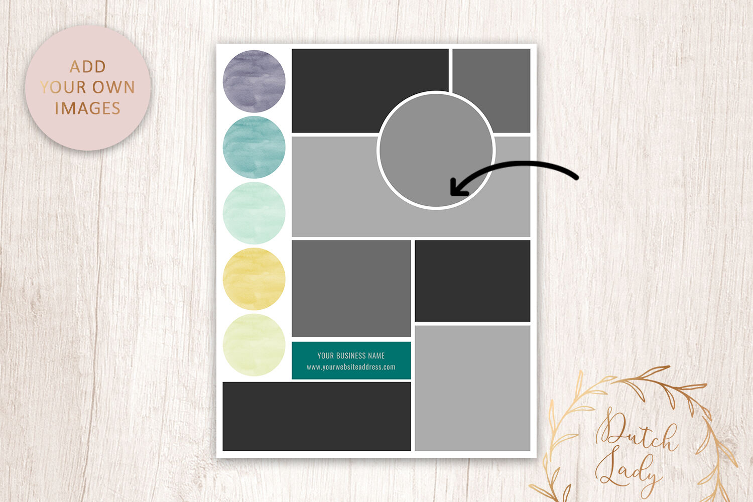 PSD Mood & Vision Board Template #2 By The Dutch Lady Designs ...
