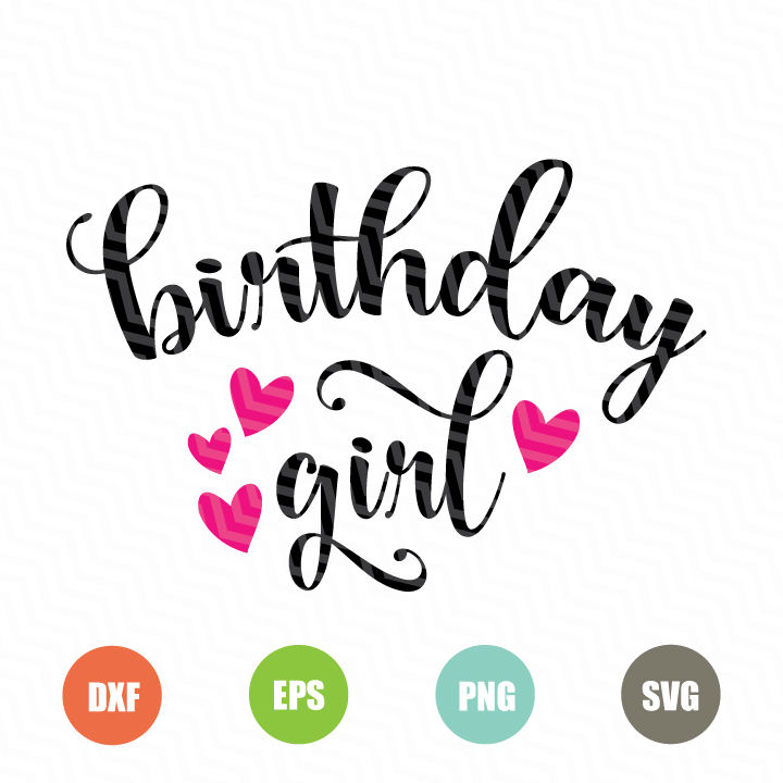 Birthday Girl SVG By NewSvgArt