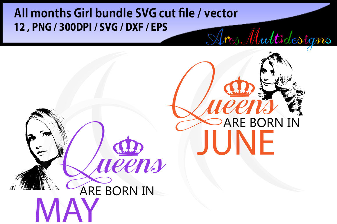 Download All Months Girl Svg Vector Bundle Eps Png Dxf Jan Girl Feb Gi By Arcsmultidesignsshop Thehungryjpeg Com 3D SVG Files Ideas | SVG, Paper Crafts, SVG File