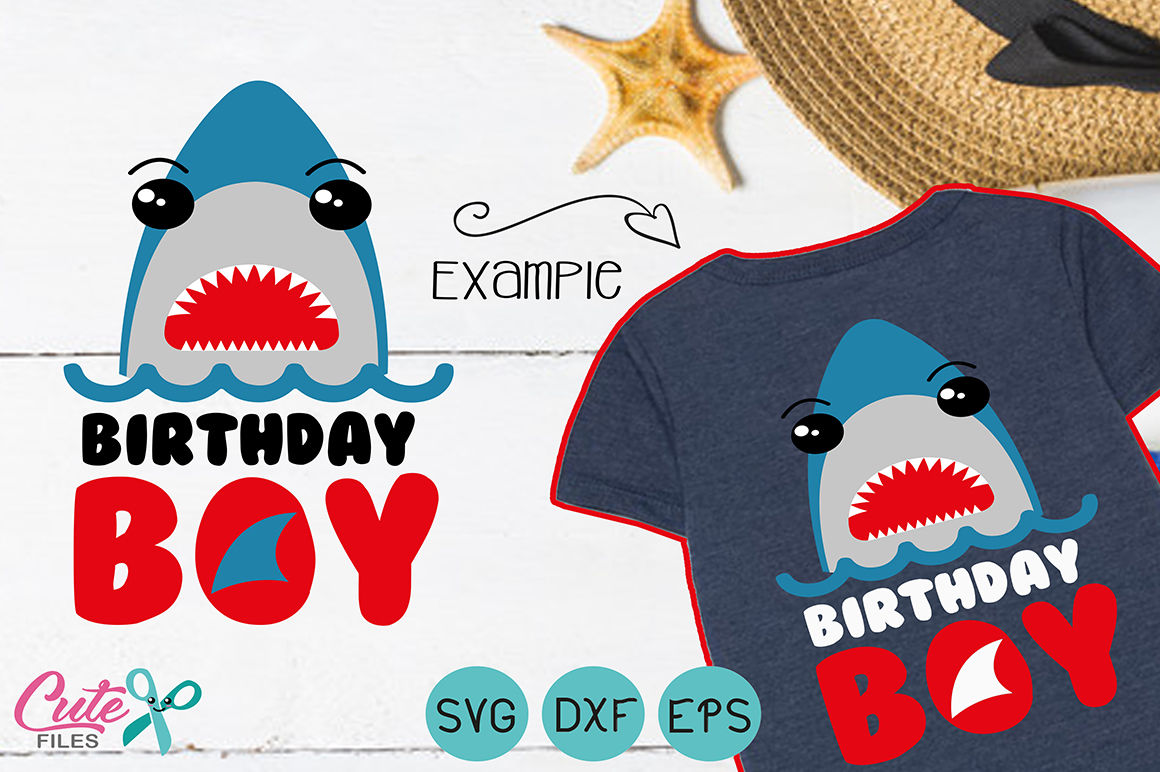 Download Shark Face Svg Beach Party Svg Boys Birthday Fish Svg Shark Birthda By Cute Files Thehungryjpeg Com