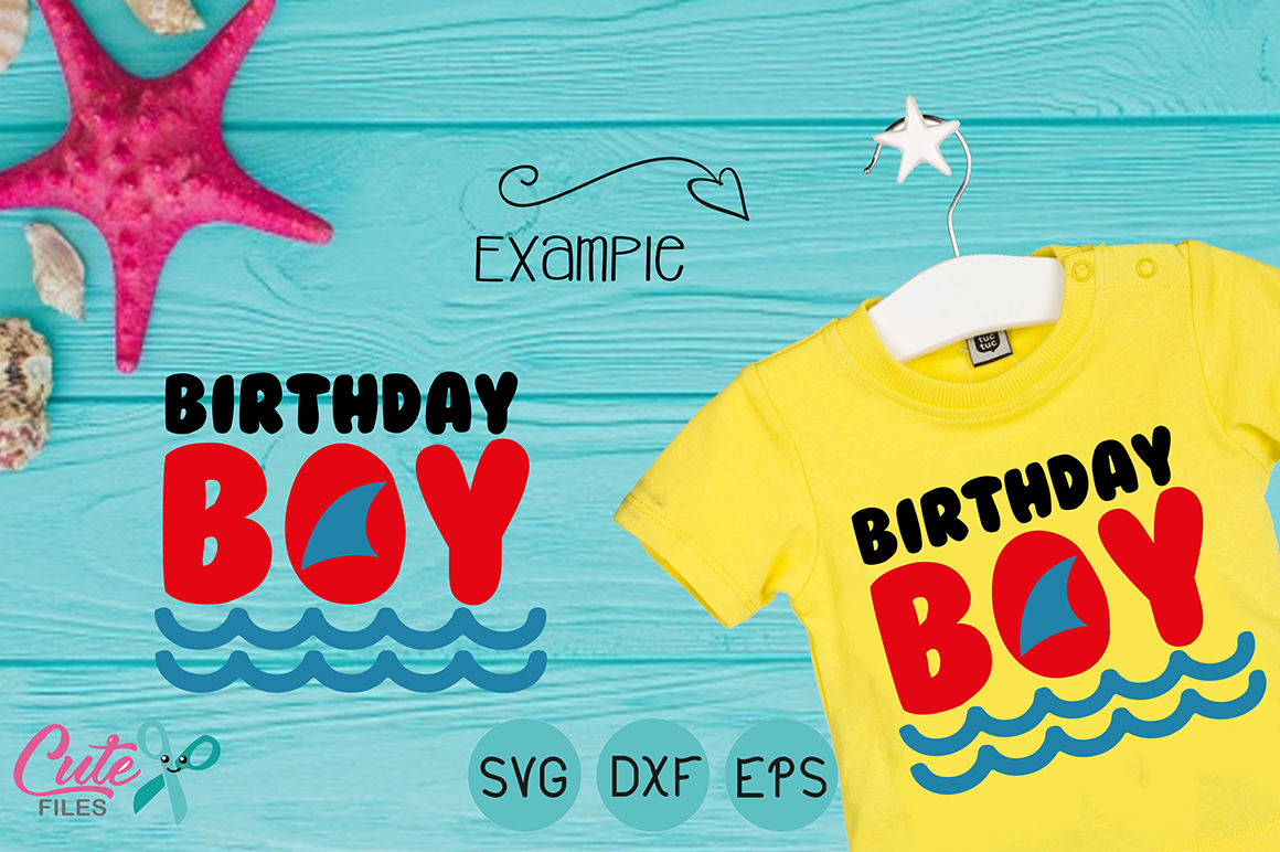Download Birthday boy svg, Beach party svg, Fish svg, Shark ...