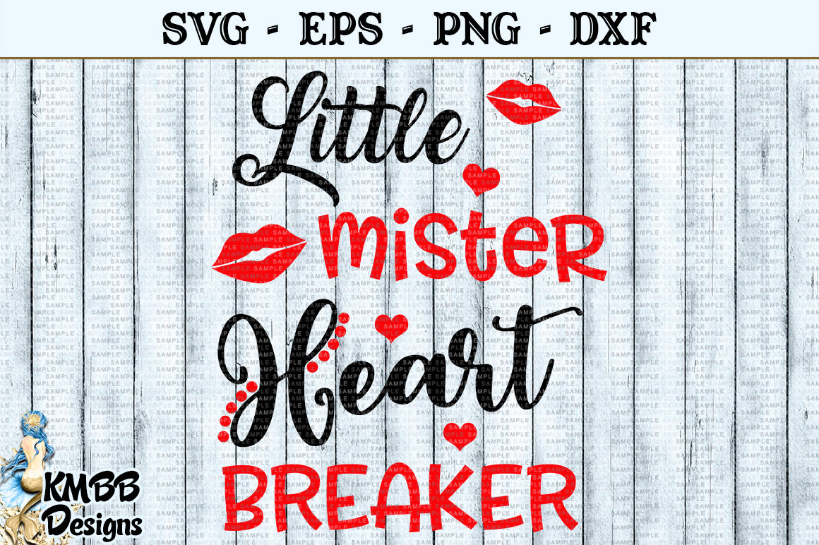 Little Mister Heart Breaker Valentine Svg Eps Png Dxf Cut File By Kmbb Designs Graphics Thehungryjpeg Com