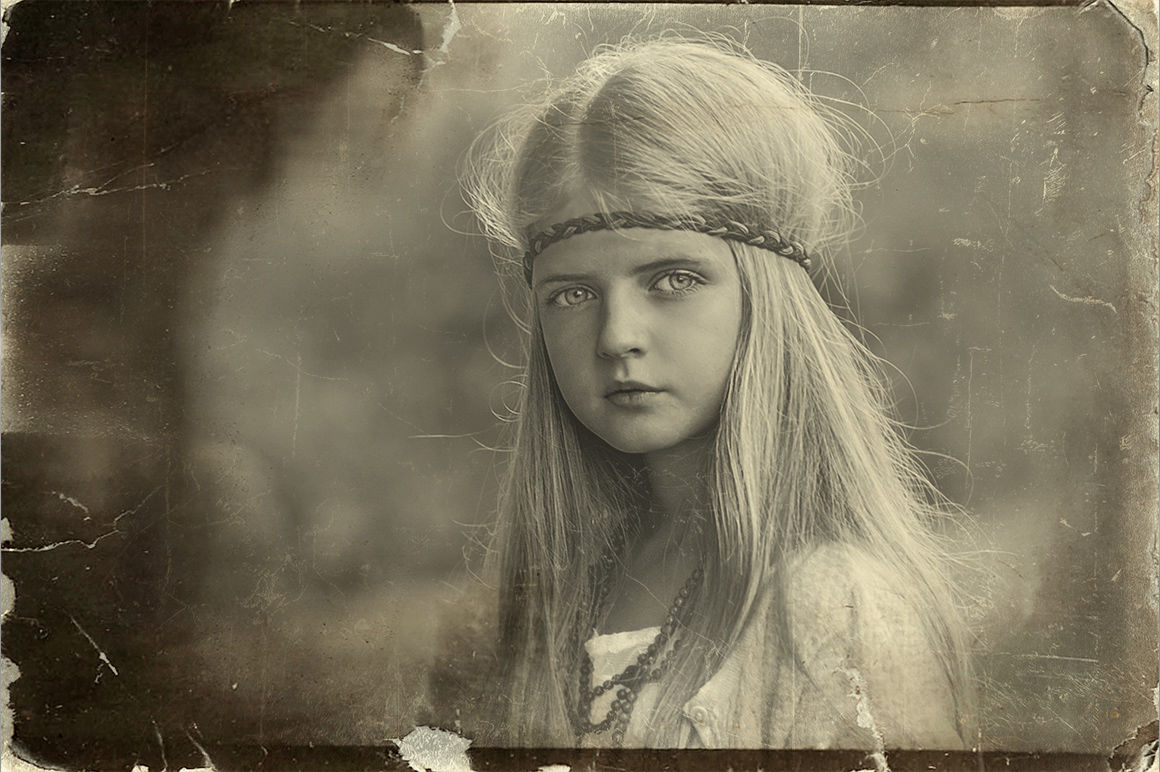 Vintage Old Photo Effect Overlays By GraphicSpirit | TheHungryJPEG.com