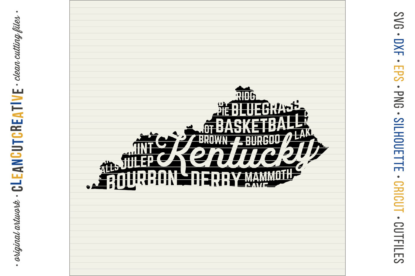 Download Kentucky State design - SVG DXF EPS PNG - Cricut ...