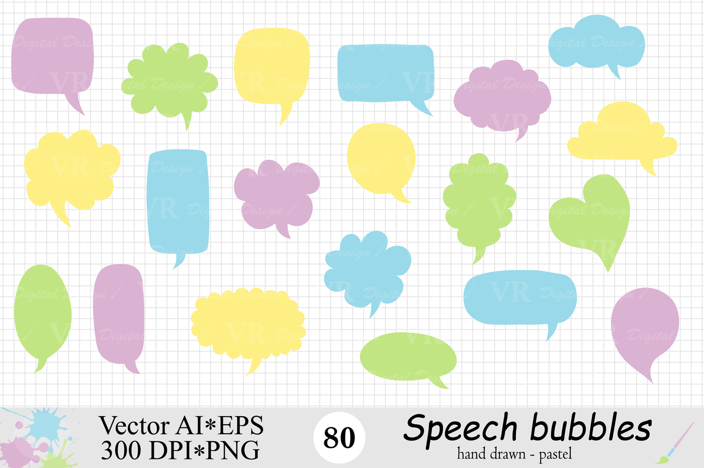 talk bubble vector png