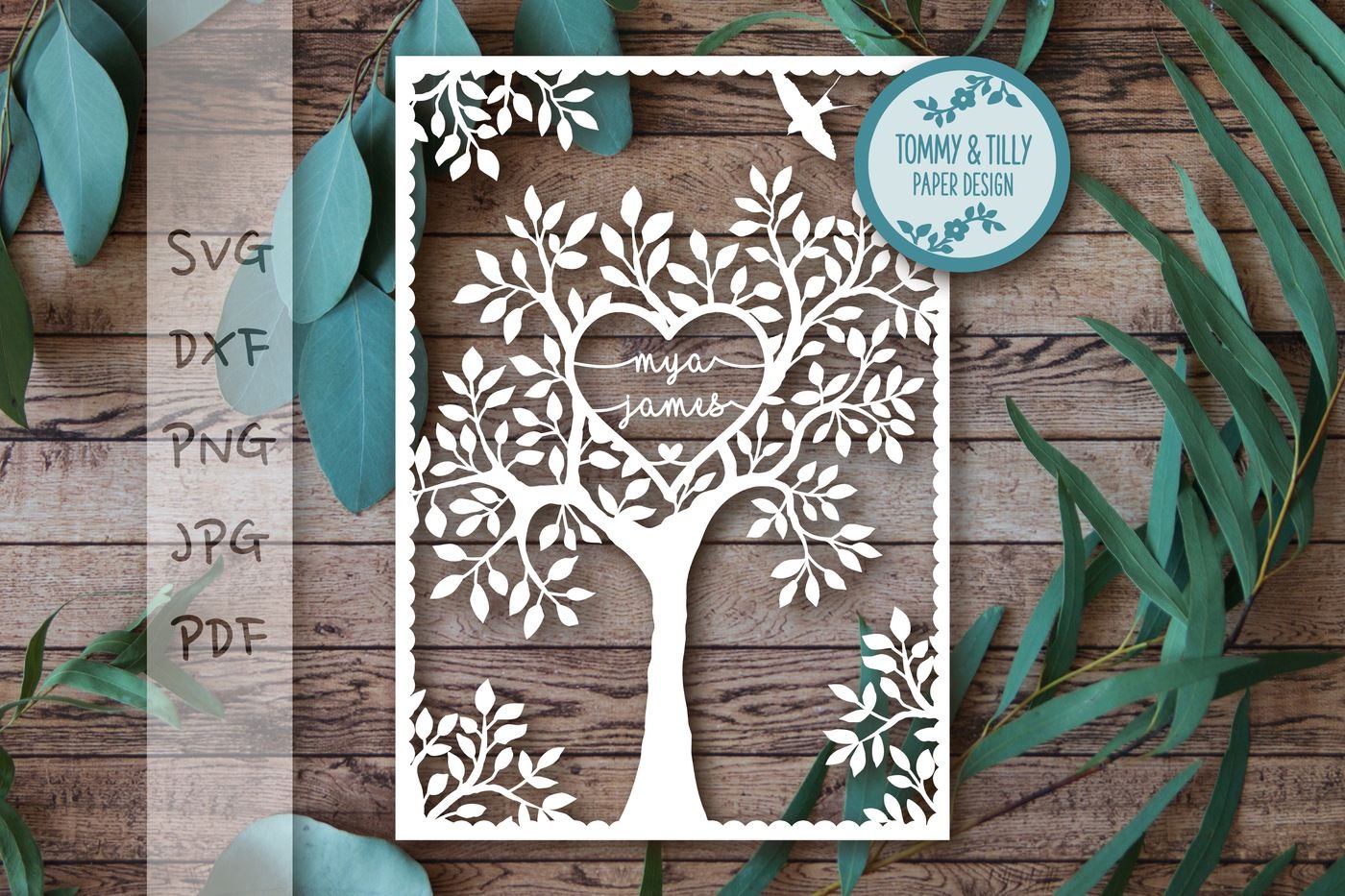 Download Natural Wedding Tree SVG DXF PNG PDF JPG By Tommy and ...