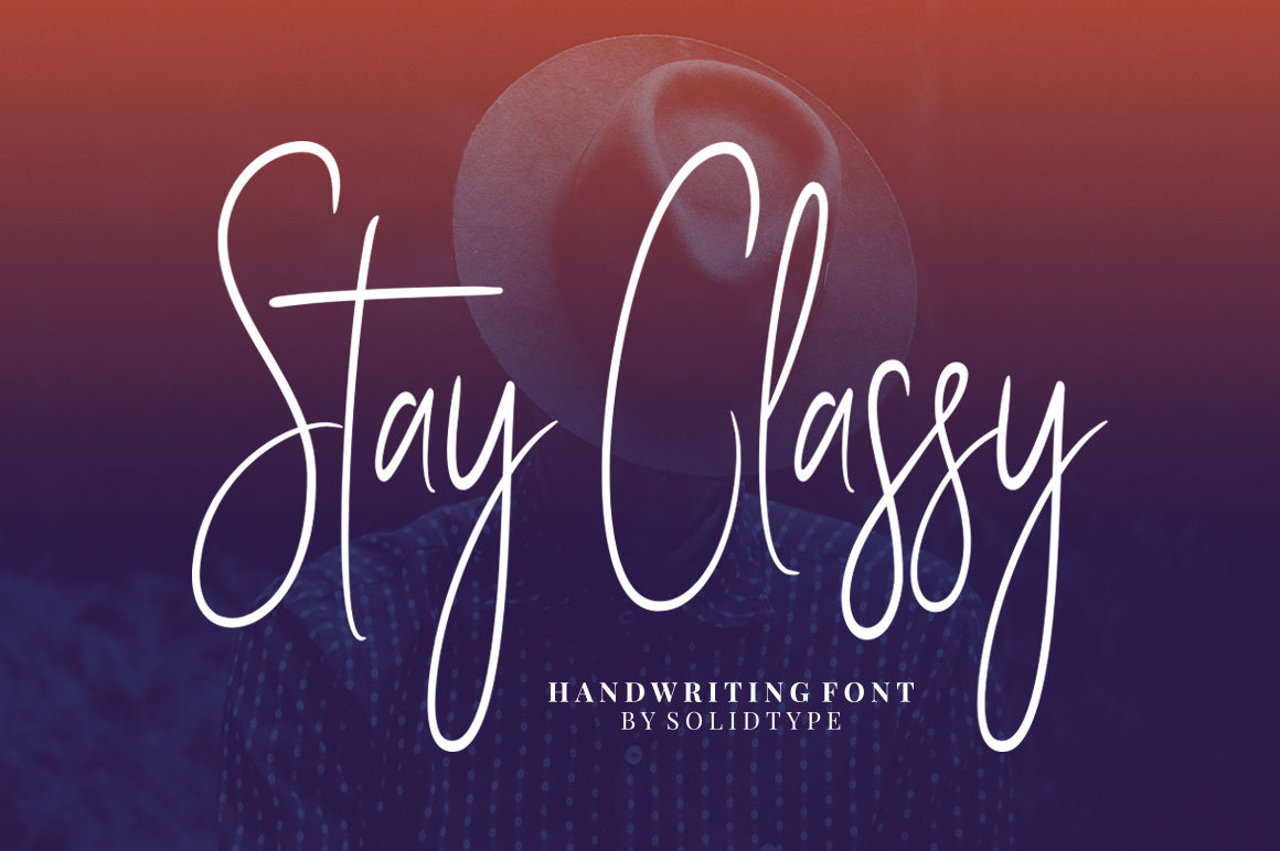 Stay Classy Font Family By Solidtype Thehungryjpeg Com