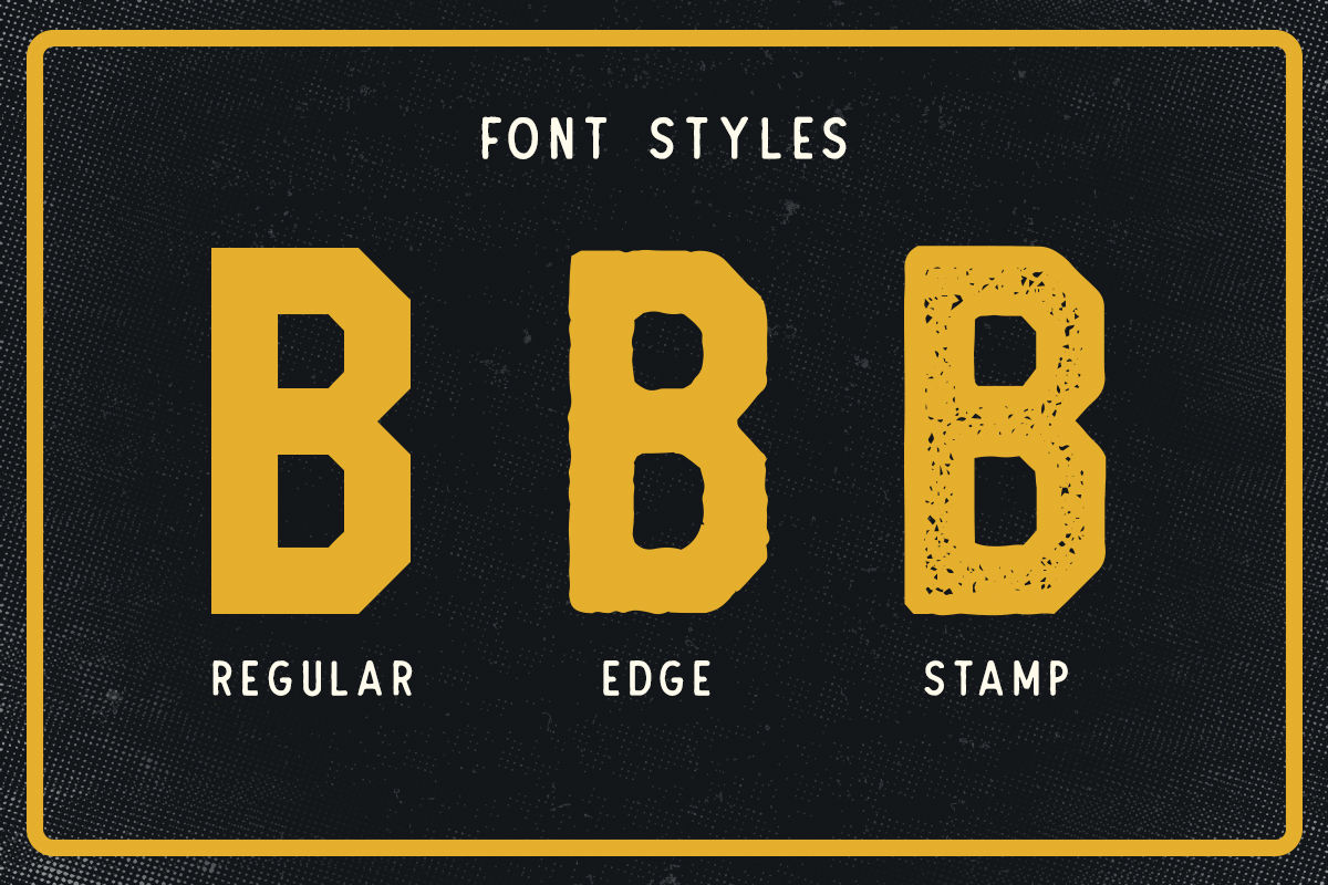 Barthon Typeface Combo 7fonts By Tyfrography Thehungryjpeg Com