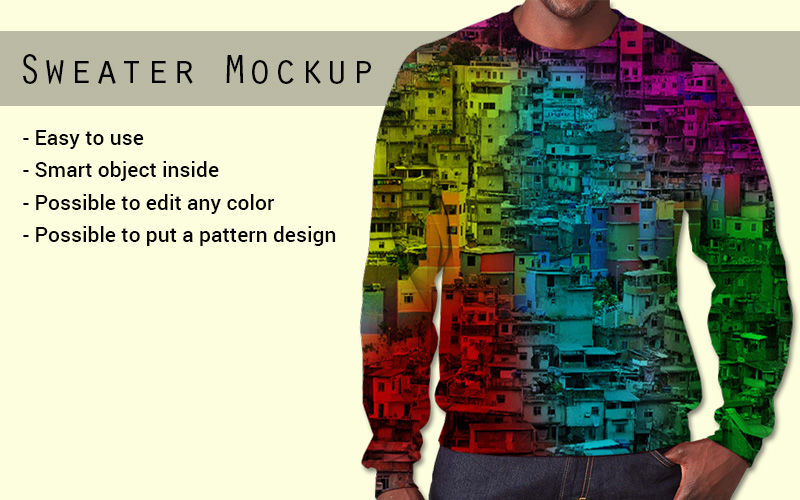 Download Sweater mockup By gumacreative | TheHungryJPEG.com