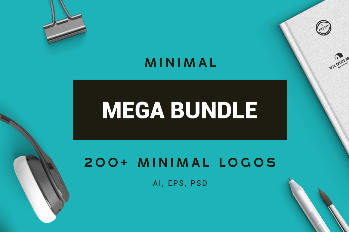 Mega Bundle Minimal Edition By Design District Thehungryjpeg Com
