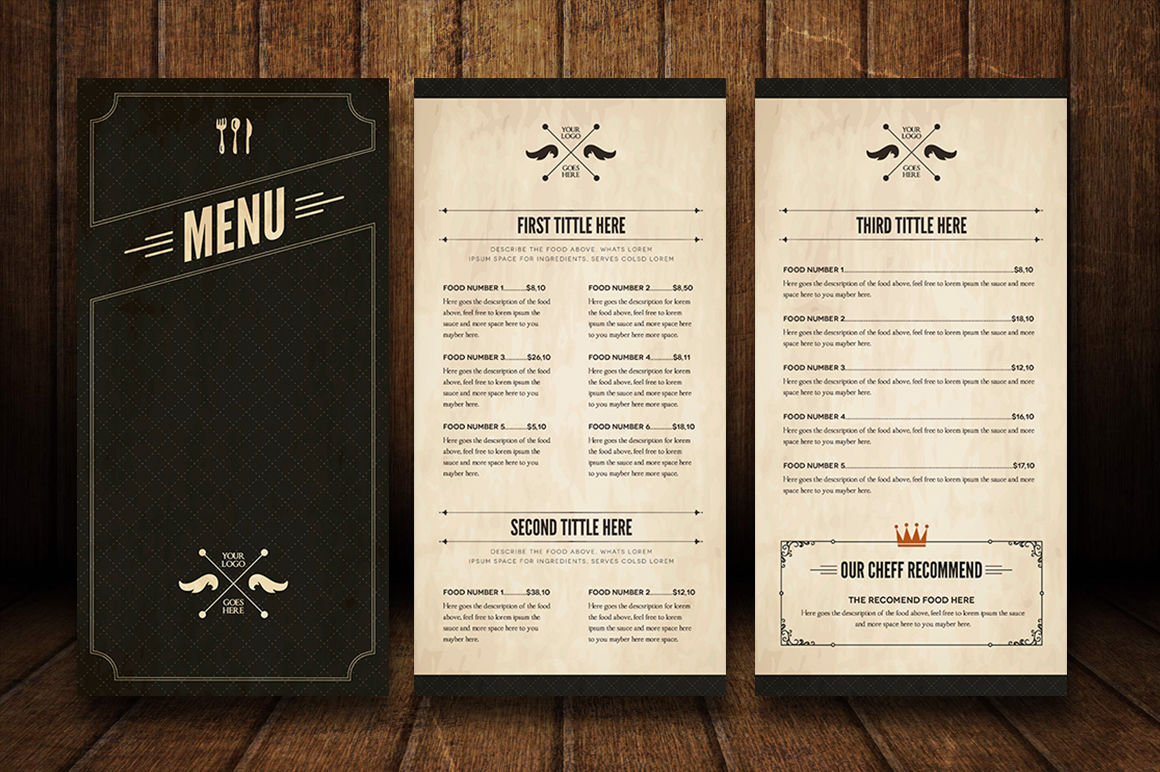download restaurant menu template illustrator