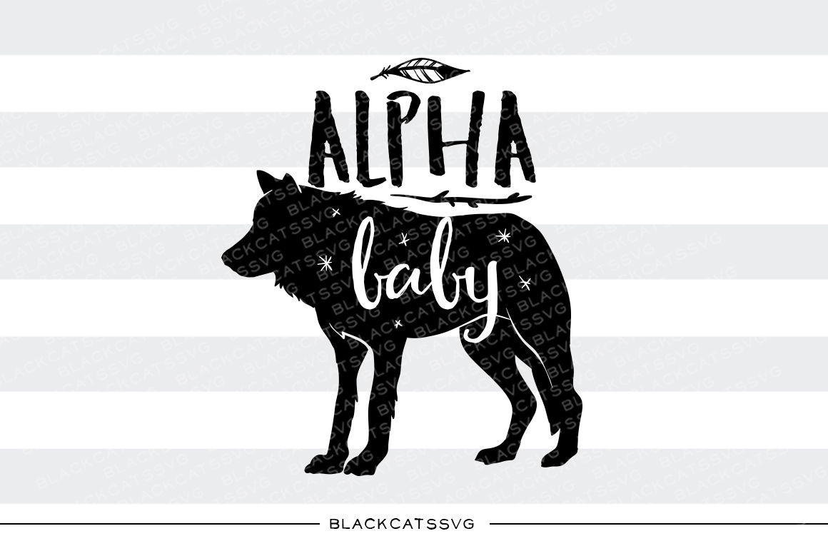 Download Alpha Baby Wolf Svg File By Blackcatssvg Thehungryjpeg Com
