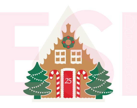 Download Gingerbread House - Christmas - SVG, DXF, EPS cutting ...