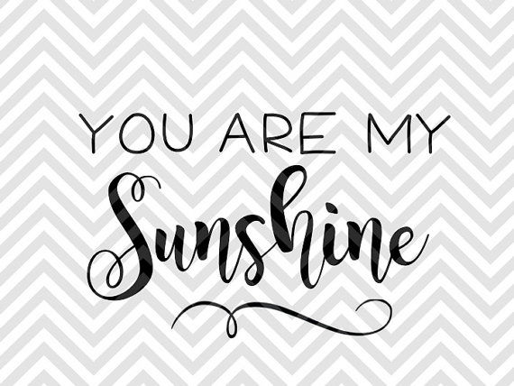 Download You Are My Sunshine By Kristin Amanda Designs SVG Cut Files | TheHungryJPEG.com