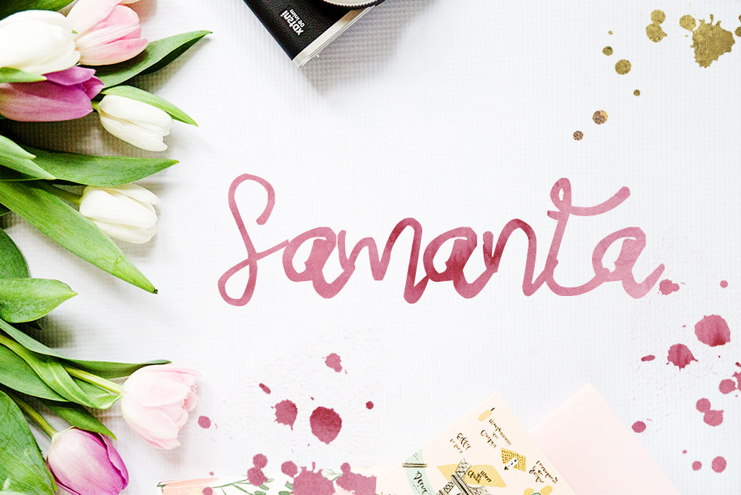 Samanta Script Font By Font Studio Thehungryjpeg Com