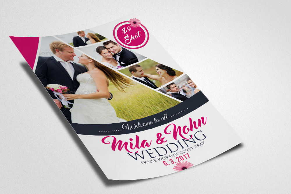 Elegant Wedding Flyer Template By Designhub Thehungryjpeg Com