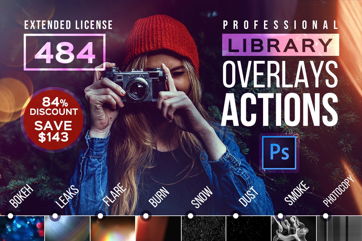 Library action. Action Overlay. Photoshop акция.