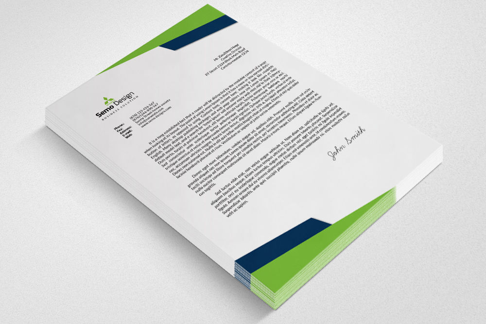 Business Letterhead Template By Designhub | TheHungryJPEG
