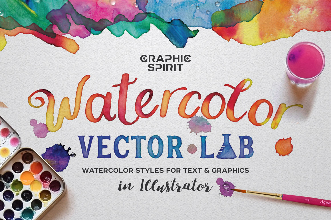 Download Watercolor Vector Lab By GraphicSpirit | TheHungryJPEG.com