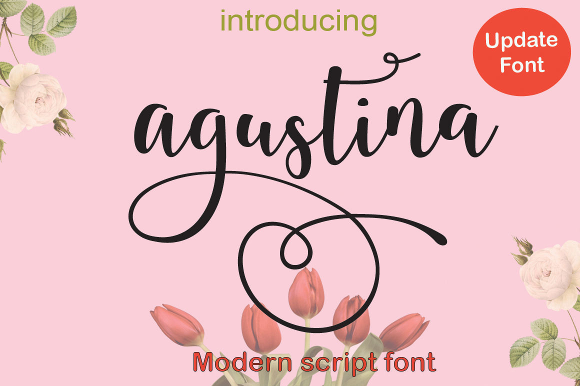 Agustina Update By Cooldesignlab Thehungryjpeg Com