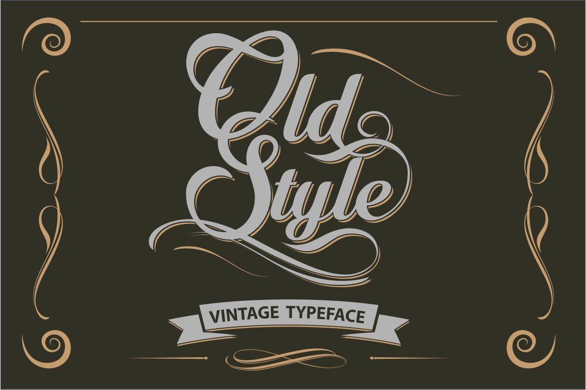 Old Style - Vintage Letters By Vintage Font Lab | TheHungryJPEG