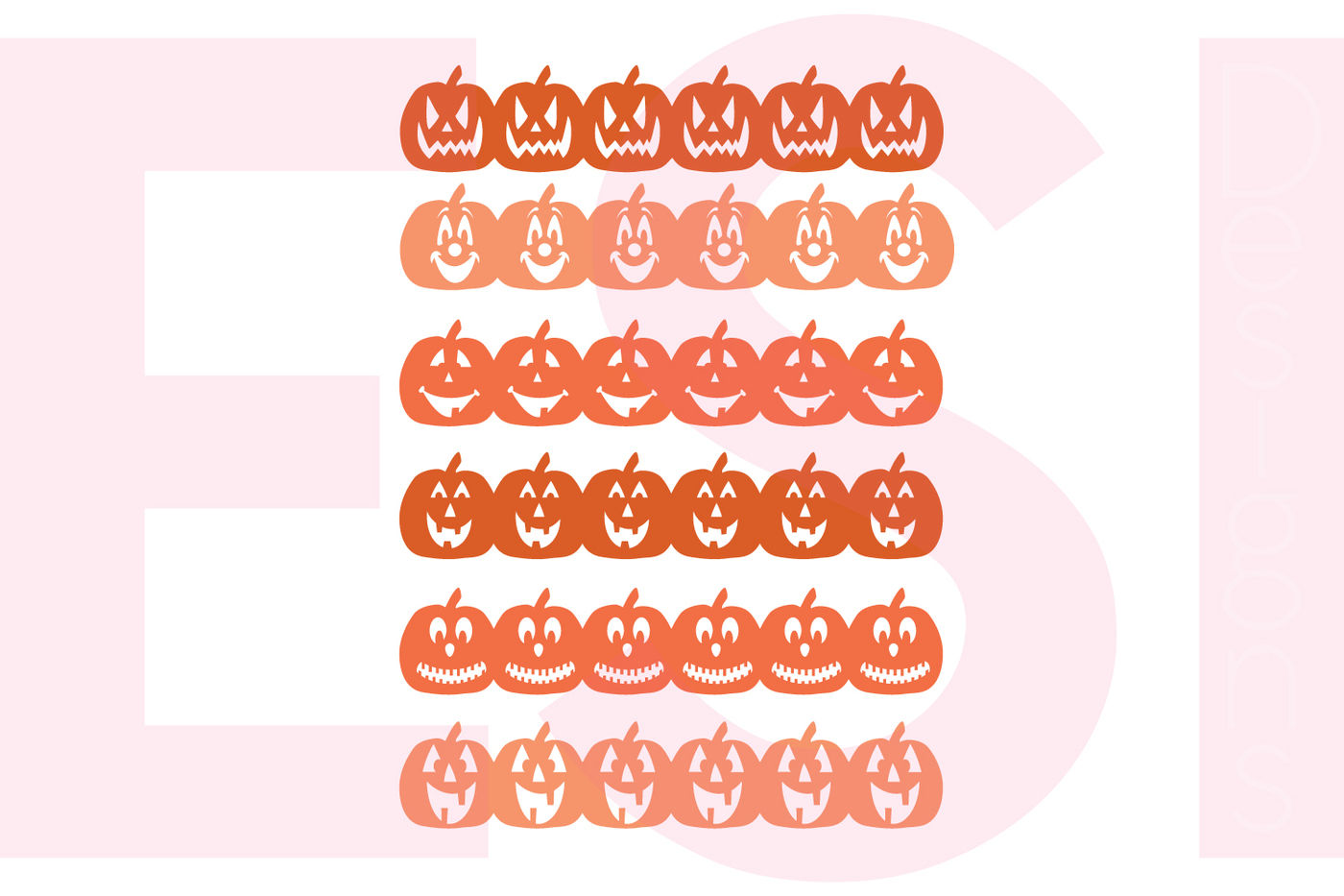 Download Pumpkin Borders Design Set Svg Dxf Eps Png Cutting Files By Esi Designs Thehungryjpeg Com