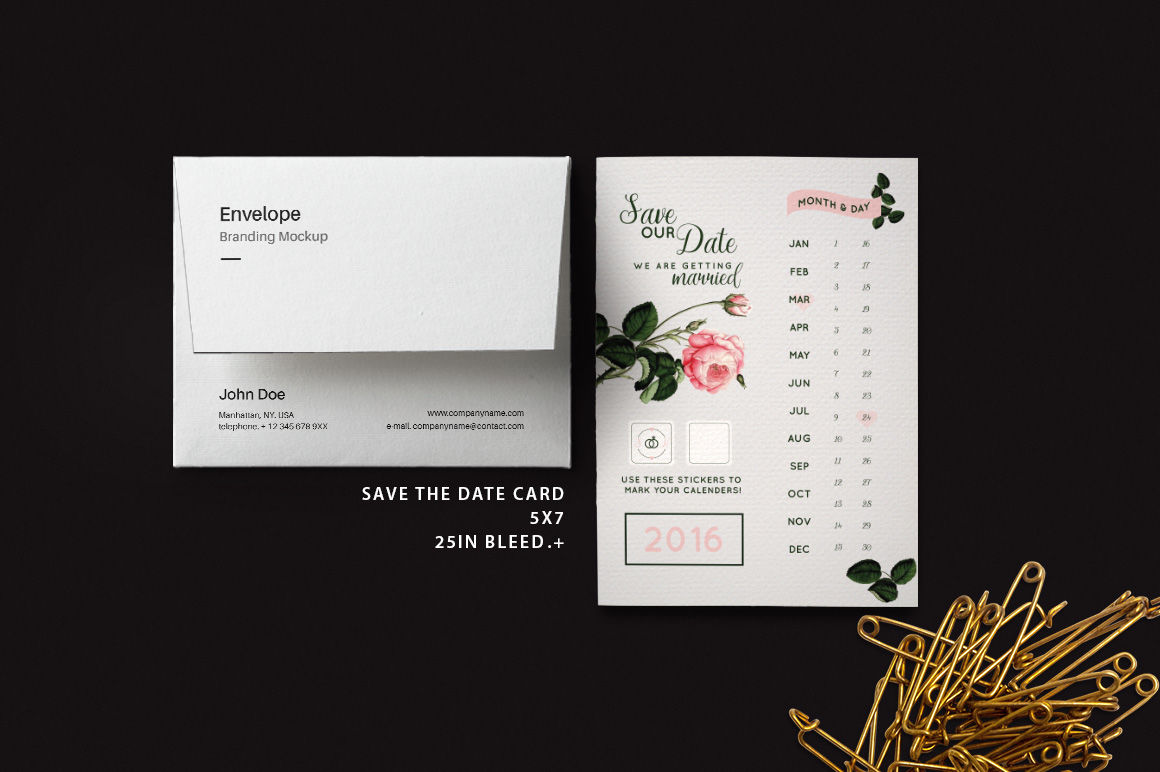 Save The Date Template Psd