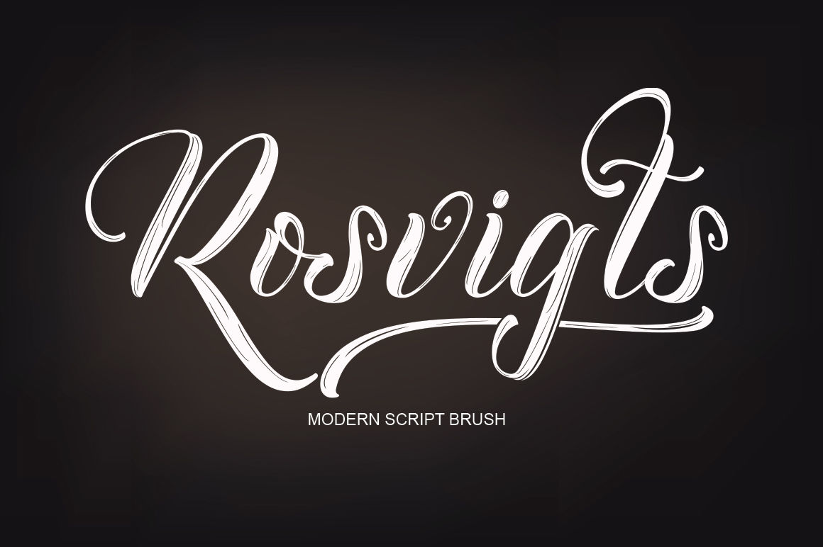 Rosvigts Brush Script By Moriztype Thehungryjpeg Com