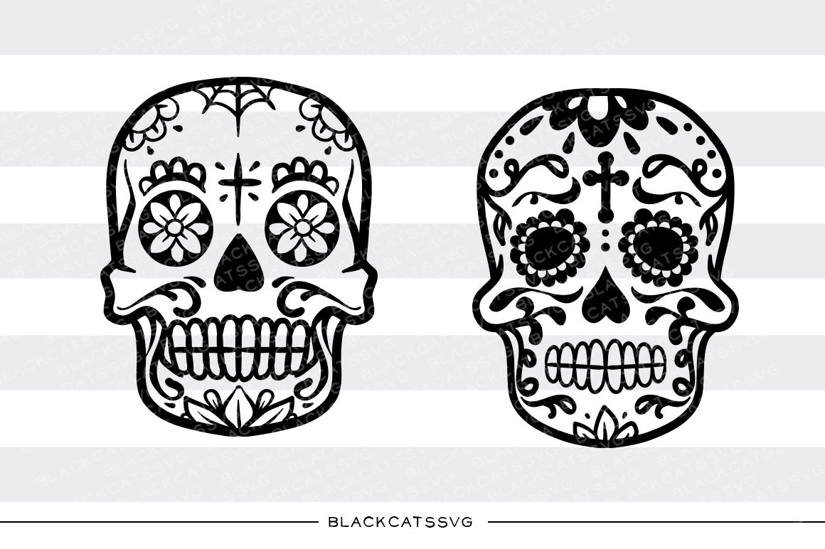 Download Sugar skulls - SVG file Day of the dead svg By ...