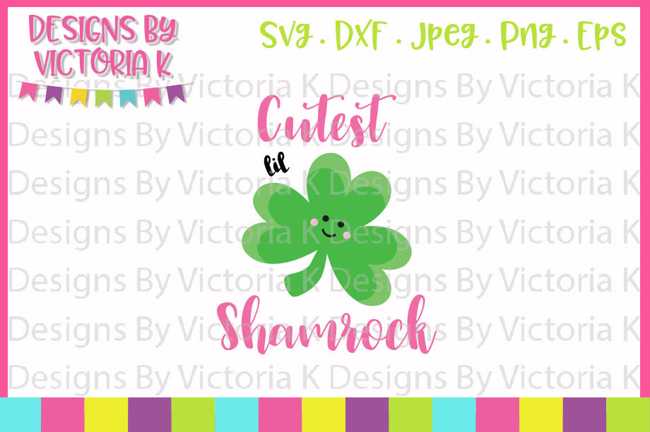 Download Cutest Shamrock SVG, SVG, DXF, EPS Files, Cut file By ...