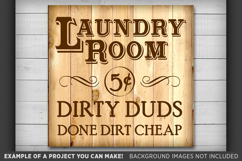 Download Rustic Laundry Room Sign SVG - Vintage Laundry Sign SVG File - 608 By Tizzy Labs | TheHungryJPEG.com