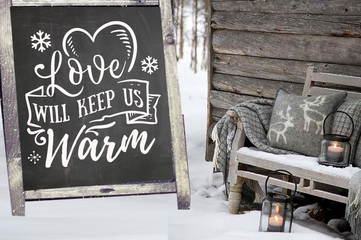 Download Love will keep us warm SVG By BlackCatsSVG | TheHungryJPEG.com