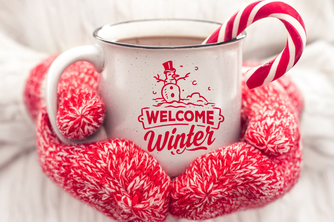 Download Welcome winter SVG By BlackCatsSVG | TheHungryJPEG.com