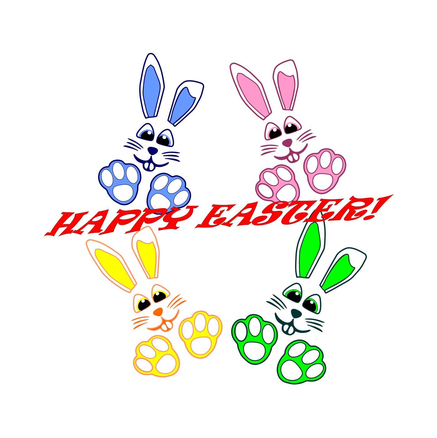 Download Easter bunny- SVG,EPS, DXF, PNG, JPEG, AI By ...