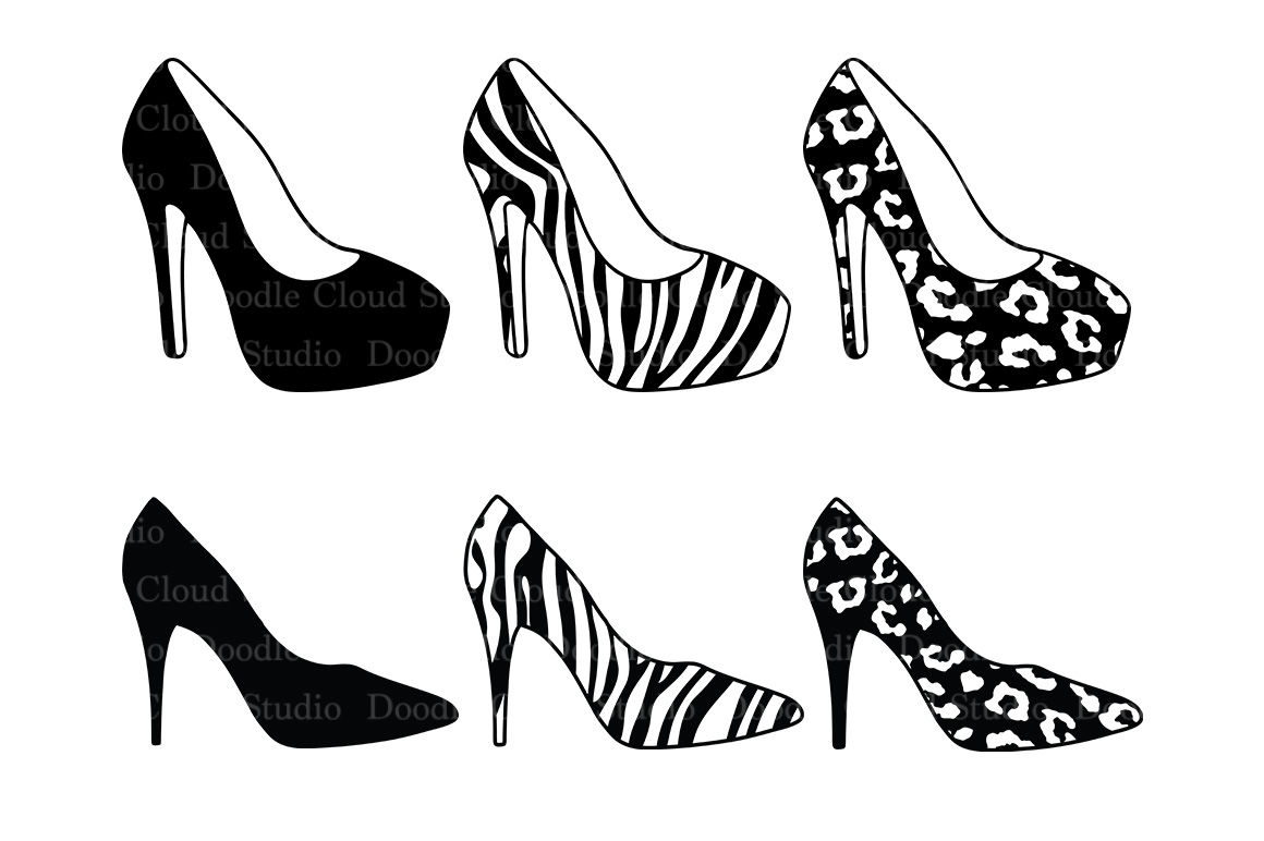 High Heel Shoe Silhouette SVG EPS PNG Graphic by martcorreo · Creative  Fabrica