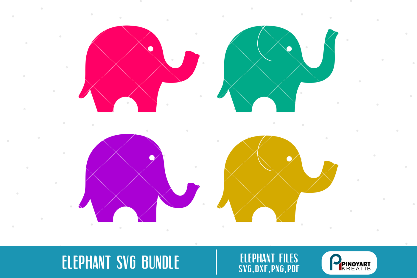 Download Elephant Svg Elephant Svg File Elephant Dxf File Elephant Clip Art Svg By Pinoyart Thehungryjpeg Com