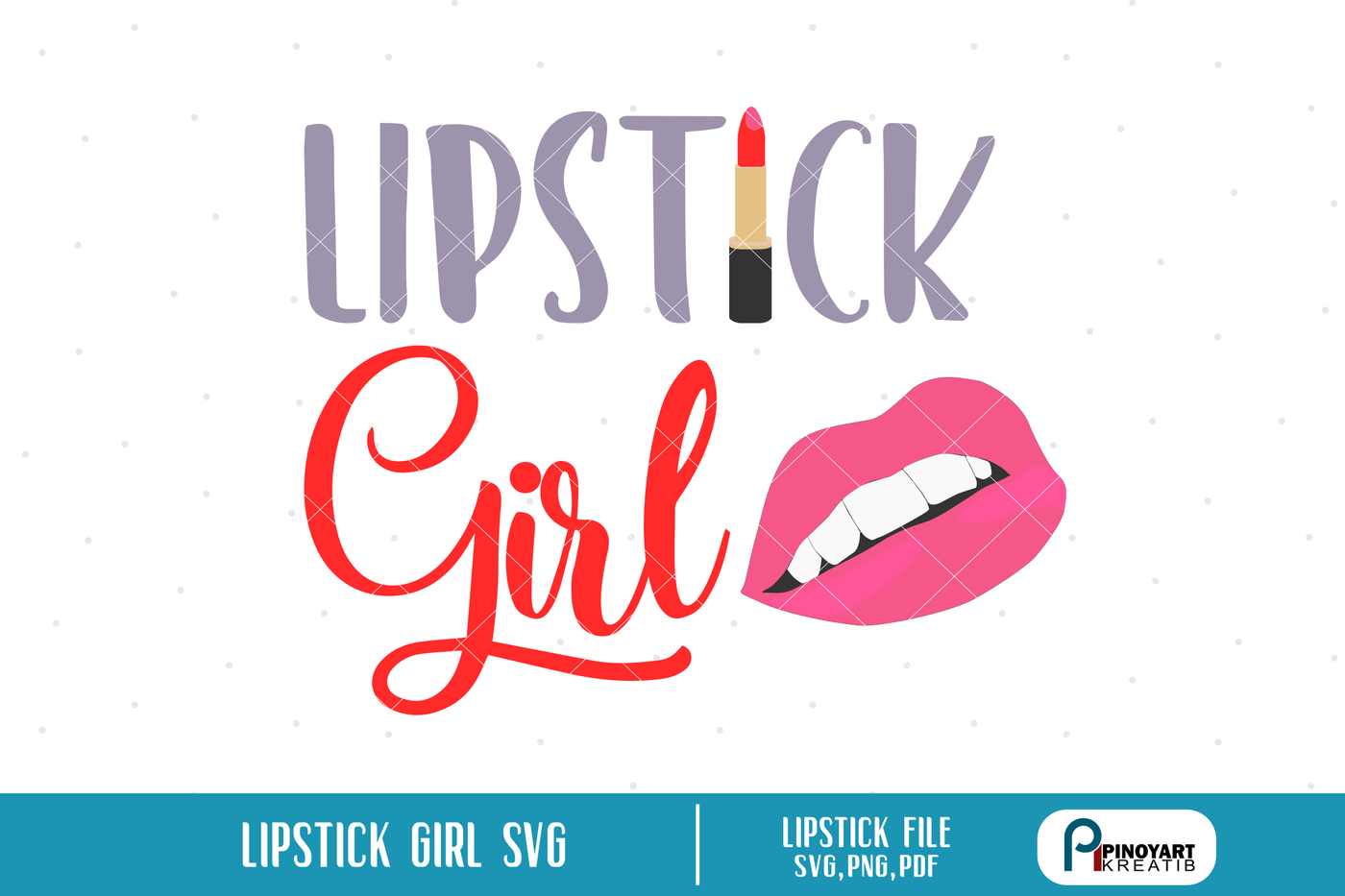 Lipstick Girl Svg Lipstick Girl Dxf Girl Svg Girl Svg File Girl Dxf By Pinoyart Thehungryjpeg Com