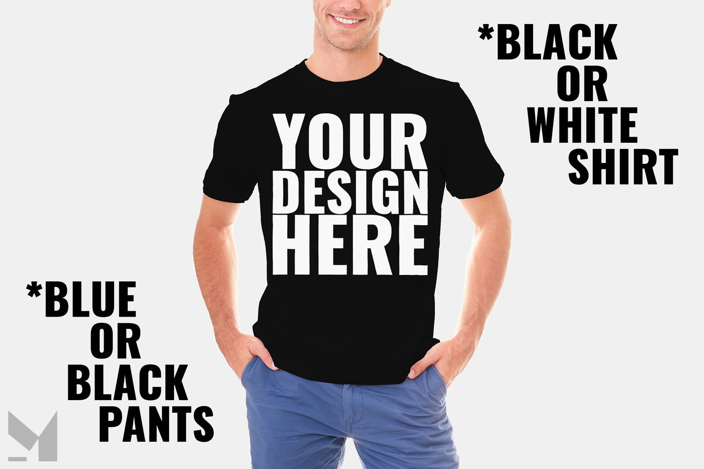 Premium Men's T-Shirt Mockup By themockupshop | TheHungryJPEG