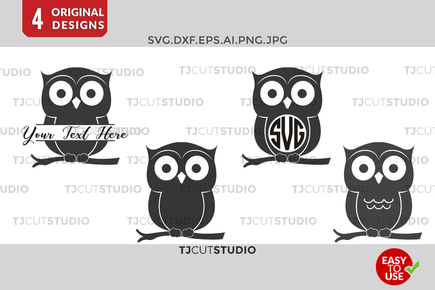 Owl SVG, Owl Monogram , Owls Monogram, Monogram Owl. By ...